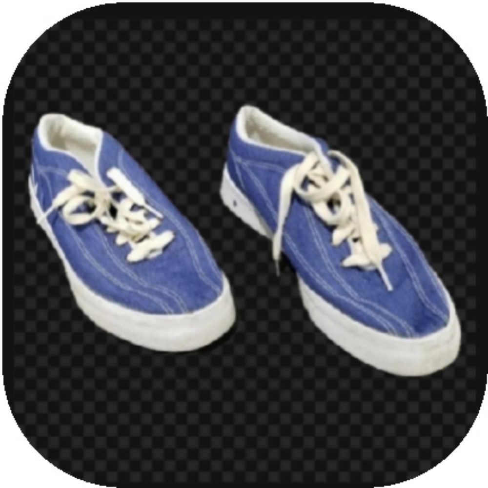 Nike Blue Canvas Womens Size 8 Denim